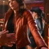 Tracker 2024 Billie Matalon Brown Leather Jacket