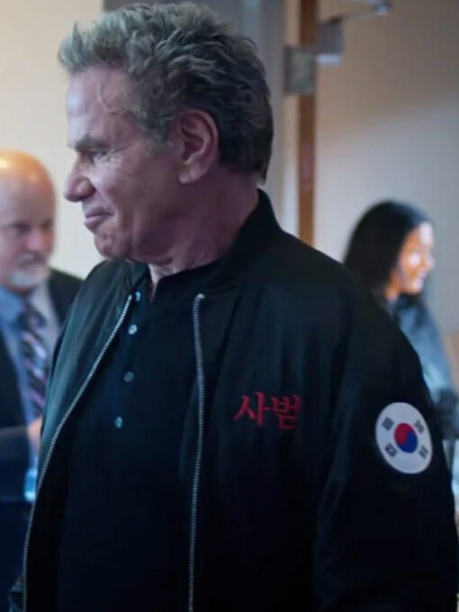 Cobra Kai S06 John Kreese Black Jacket