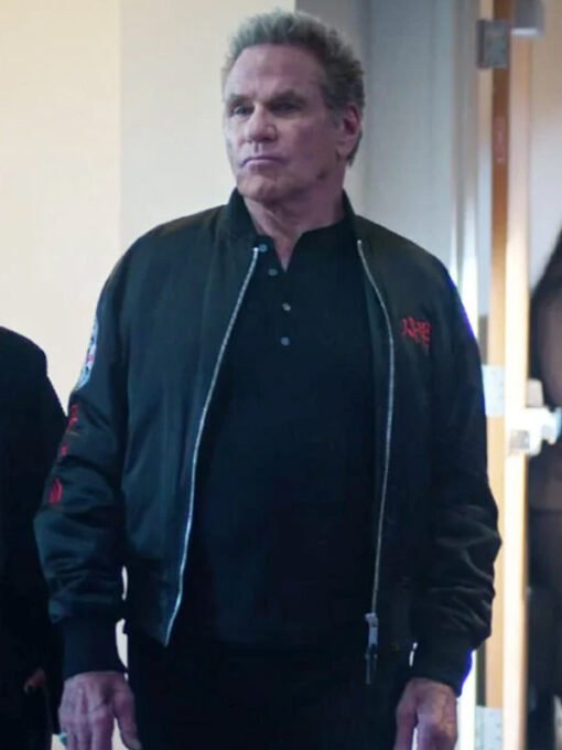John Kreese Cobra Kai Season 06 Black Jacket
