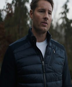 Tracker 2024 Justin Hartley Black Puffer Jacket