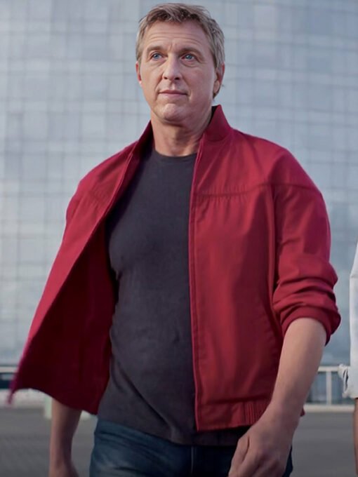 TV Series Cobra Kai S06 William Zabka Red Jacket