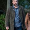 Murder In A Small Town S01 Rossif Sutherland Gray Suede Leather Jacket