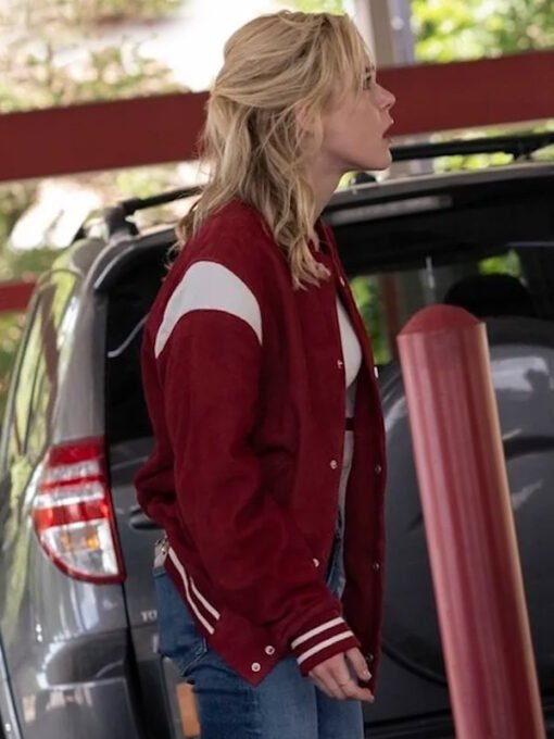 Kiernan Shipka Sweethearts 2024 Red Jacket