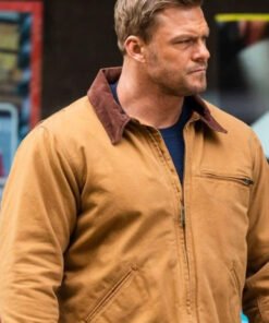 Alan Ritchson Reacher S02 Brown Jacket