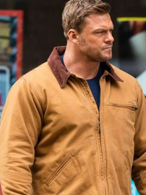 Alan Ritchson Reacher S02 Brown Jacket