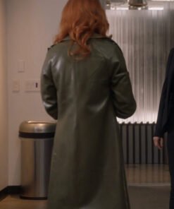 Monica Stevens The Rookie S06 Green Trench Coat