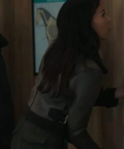 Billie Matalon Tracker S01 Brown Leather Jacket