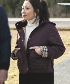 Tracker Reenie Greene Purple Quilted Jacket