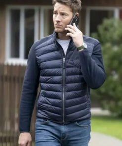 TV Series Tracker Justin Hartley Puffer Jacket