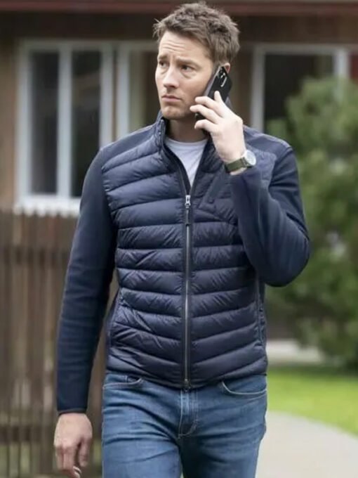 TV Series Tracker Justin Hartley Puffer Jacket