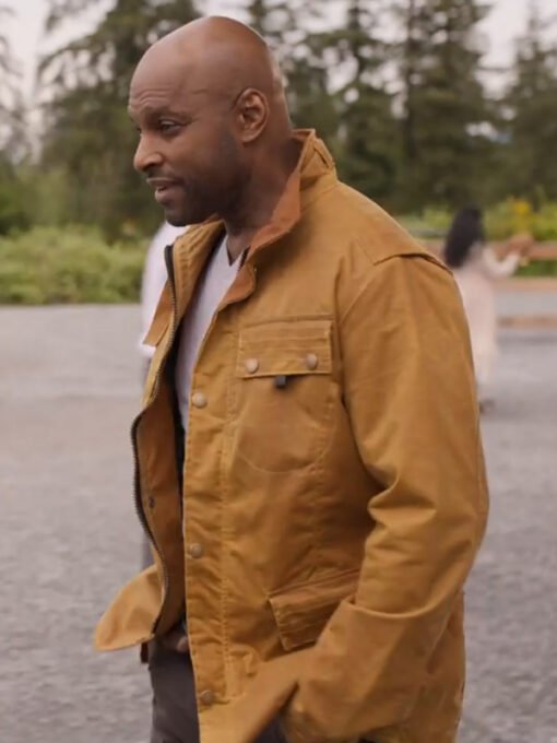 Colin Lawrence Virgin River Season 06 Brown Cotton Jacket